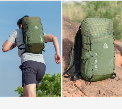 Aonijie Outdoor Travel Backpacks Large Capacity Hydration - GREEN
