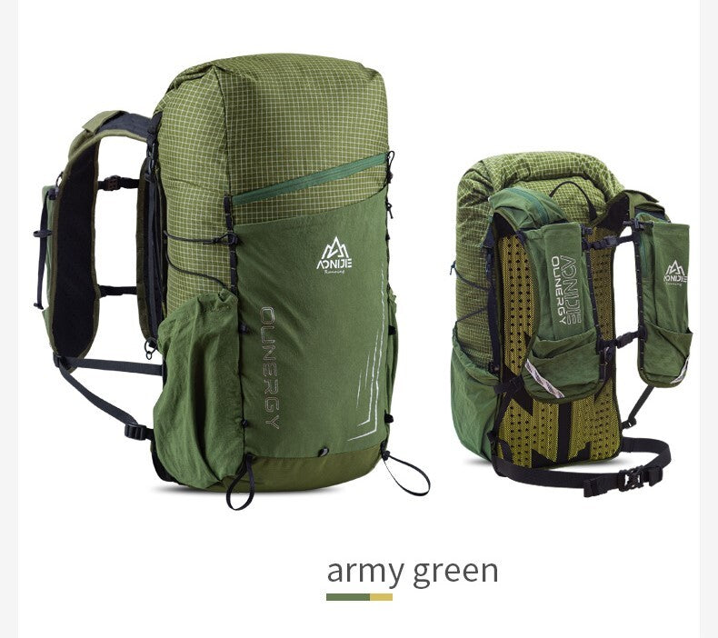 Aonijie Outdoor Travel Backpacks Large Capacity Hydration - GREEN