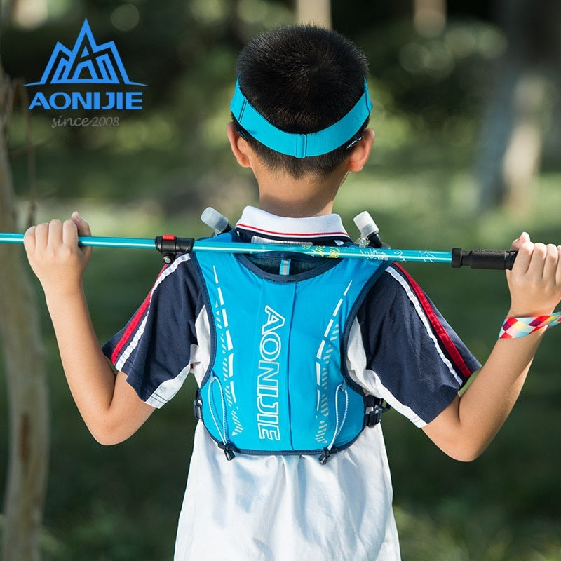 Aonijie Running Vest for Kids Hydration Backpack 5L - YELLOW (Vest Only)