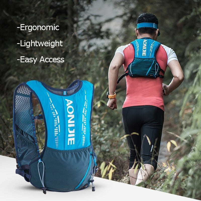 Aonijie Running Vest Hydration Backpack 5L - YELLOW (Vest Only)