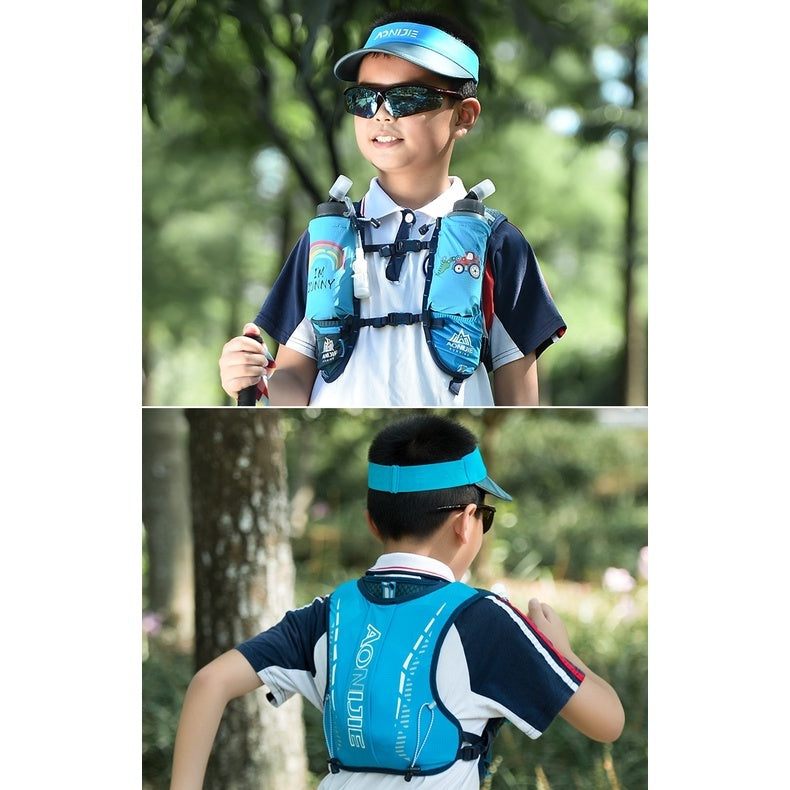 Aonijie Running Vest for Kids Hydration Backpack 5L - YELLOW (Vest Only)