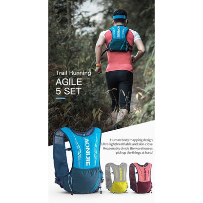 Aonijie Running Vest Hydration Backpack 5L - YELLOW (Vest Only)
