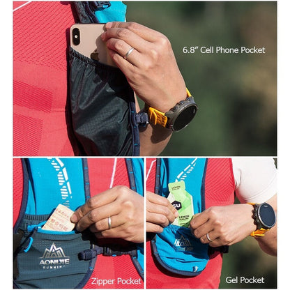 Aonijie Running Vest Hydration Backpack 5L - YELLOW (Vest Only)