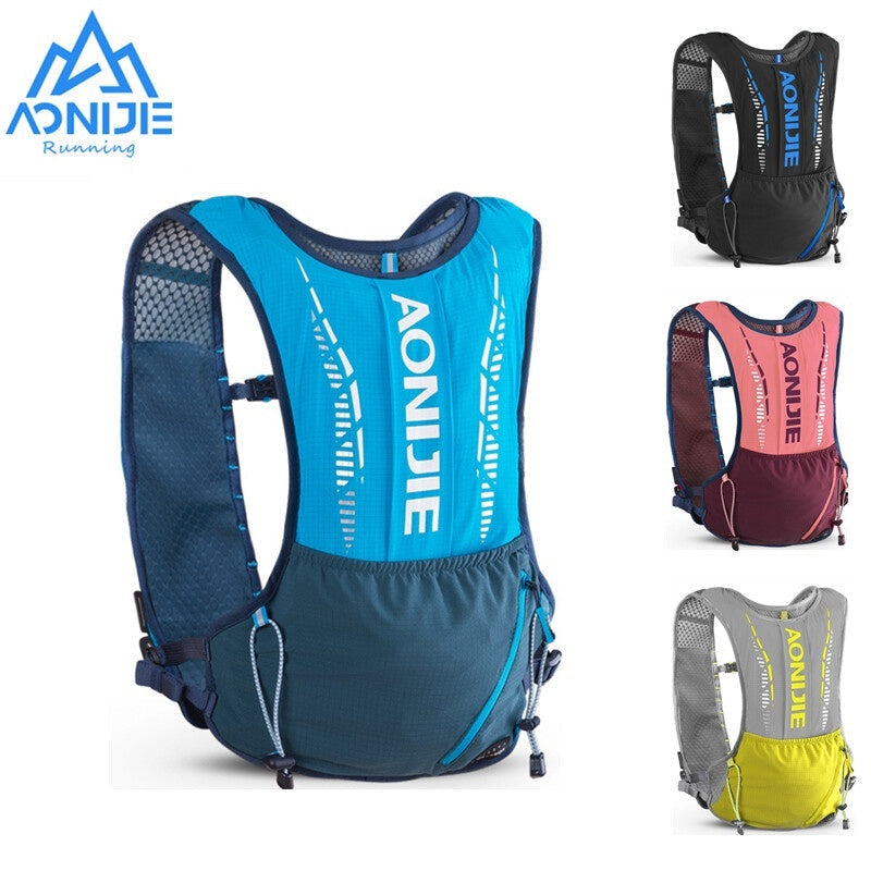 Aonijie Running Vest Hydration Backpack 5L - BLACK (Vest Only)