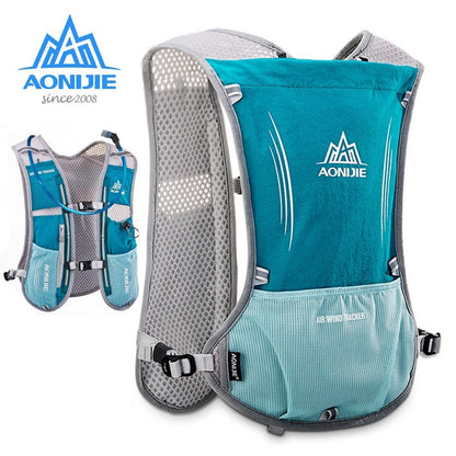Aonijie Hydration Backpack Running Vest 5L - MINT GREEN (Vest Only)