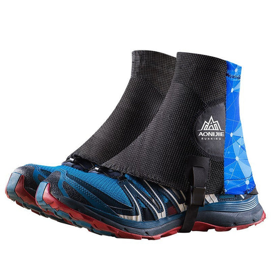 Aonijie  E941 TRAIL RUNNING GAITERS - BLUE STRETCH FABRIC,COMFORTABLE,ADJUSTABLE