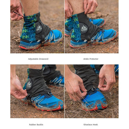 Aonijie E941 BROWN  TRAIL RUNNING GAITERS STRECTH FABRIC OMFORTABLE, ADJUSTABLE