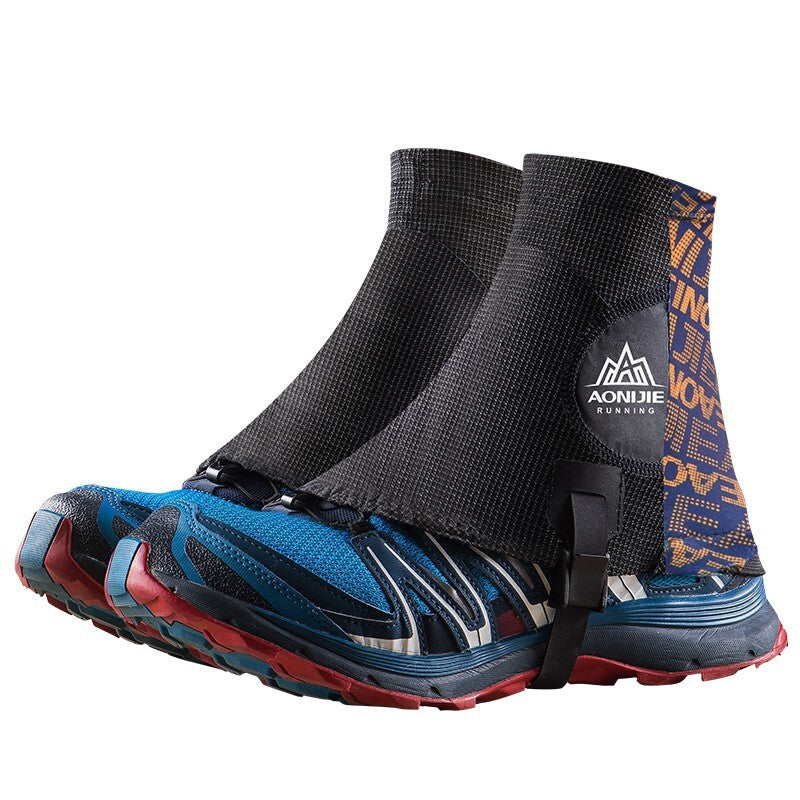 Aonijie E941 BROWN  TRAIL RUNNING GAITERS STRECTH FABRIC OMFORTABLE, ADJUSTABLE