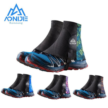 Aonijie E941 BROWN  TRAIL RUNNING GAITERS STRECTH FABRIC OMFORTABLE, ADJUSTABLE