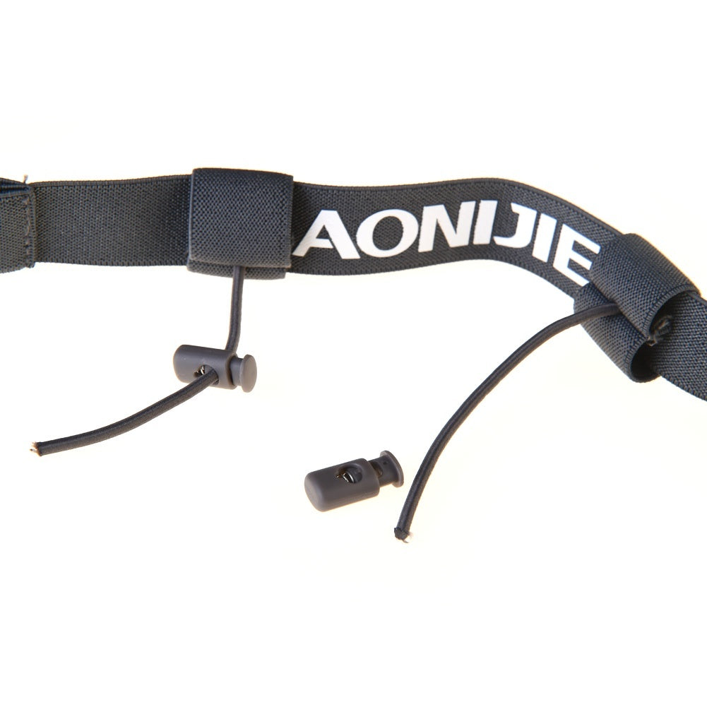 Aonijie RUNNING RACE BELT BIB HOLDER - BLACK