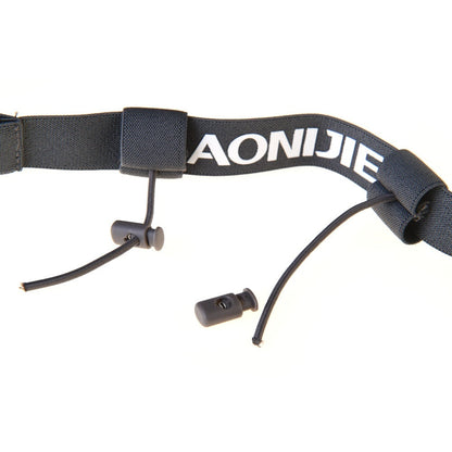 Aonijie RUNNING RACE BELT BIB HOLDER - BLACK