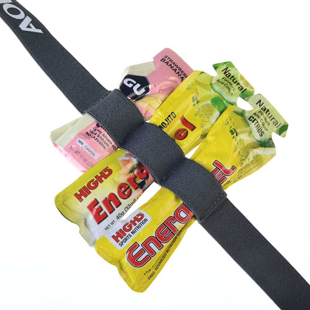 Aonijie RUNNING RACE BELT BIB HOLDER - BLACK