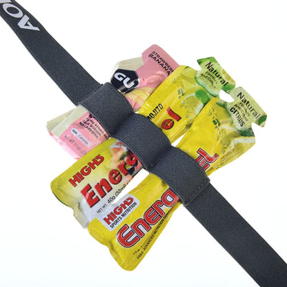 Aonijie RUNNING RACE BELT BIB HOLDER - BLACK
