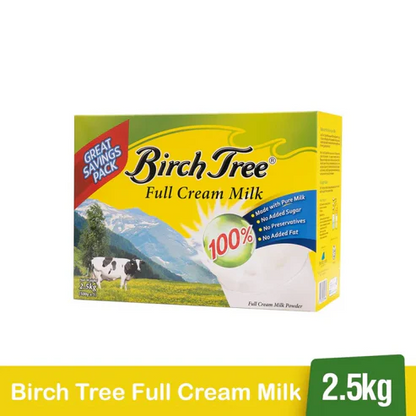 Birch Tree Full Cream Milk Made from Pure Cow’s Milk - 2.5kg