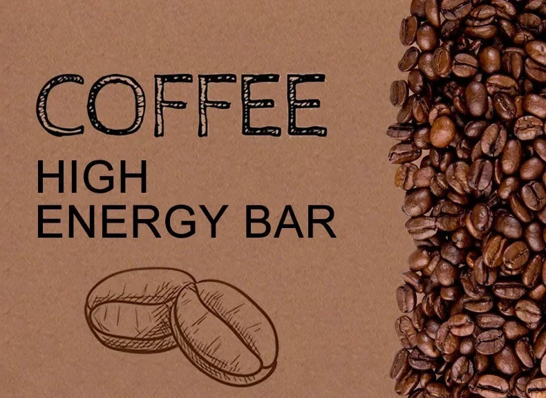 HIGH ENERGY BAR - coffee (120g x 12pcs - 1box) Exp. October 2043 - Gives rapid energy source!