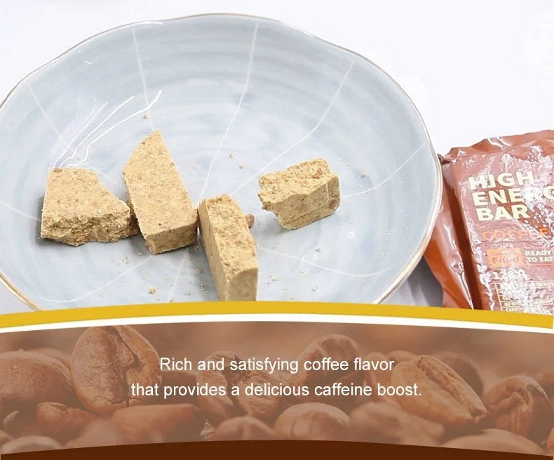 HIGH ENERGY BAR - coffee (120g x 12pcs - 1box) Exp. October 2043 - Gives rapid energy source!