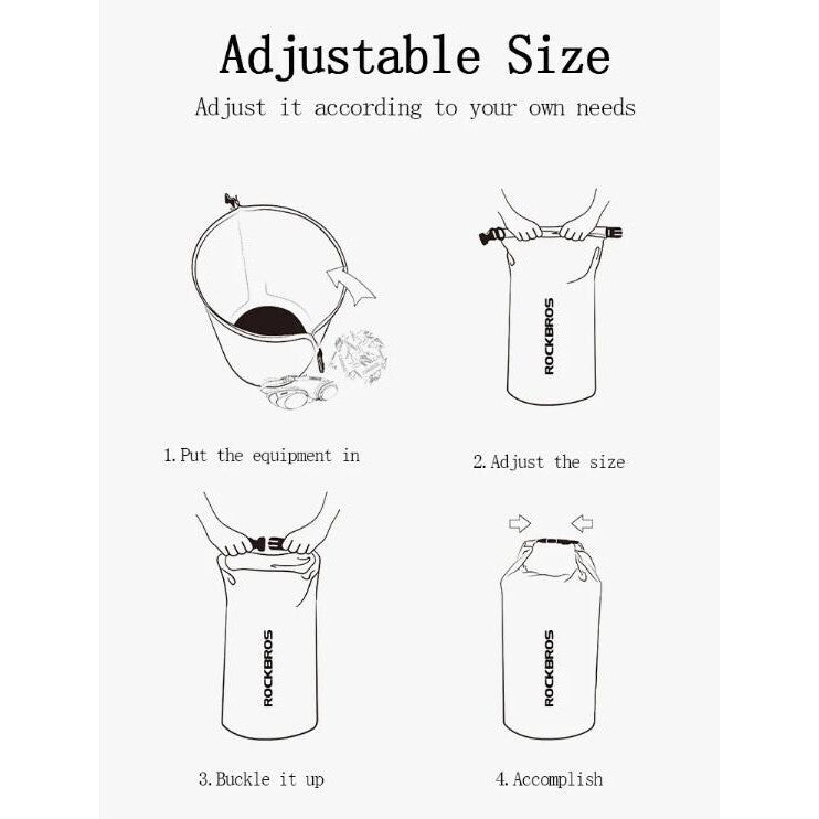 Rockbros Outdoor WATERPROOF TRAVEL BAG/SACK 2L,5L,10L,20L,30L,40L