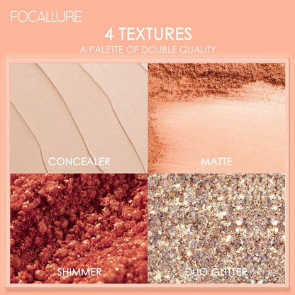 Focallure Eye shadow Palette - 10 Colors