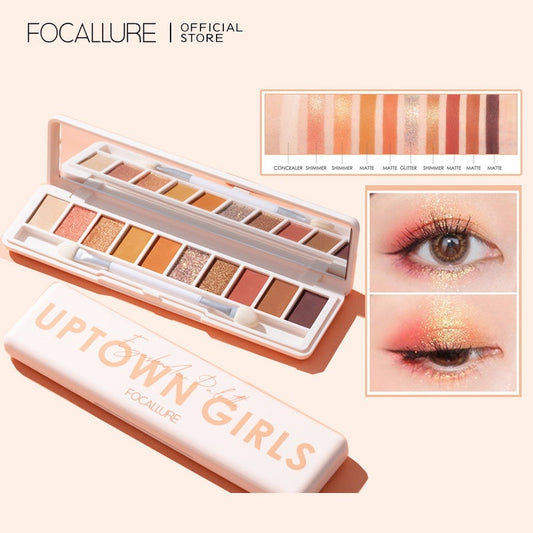 Focallure Eye shadow Palette - 10 Colors