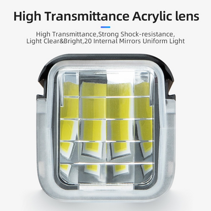 Rockbros  BICYCLE FRONT LIGHT  Lumens Rechargeable 1500