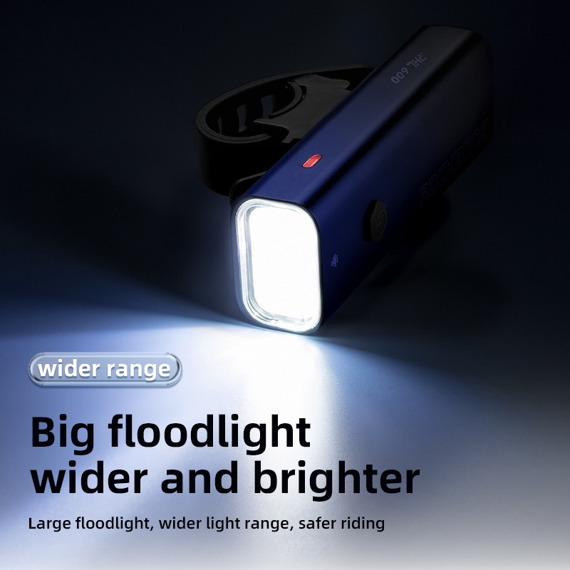 Rockbros HEADLIGHTS BICYCLE FRONT LIGHT 600 Lumen LED Rechargeable
