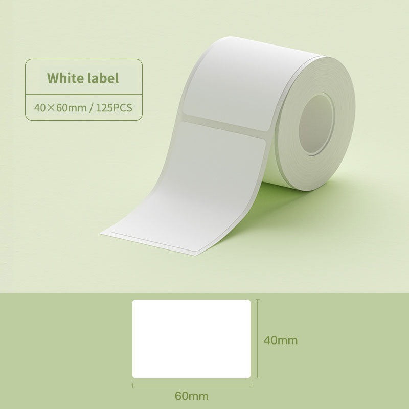 Niimbot B21/B1/B3S Thermal Label Sticker Paper Printable White 20-50mm Width Self-adhesive Thermal label paper