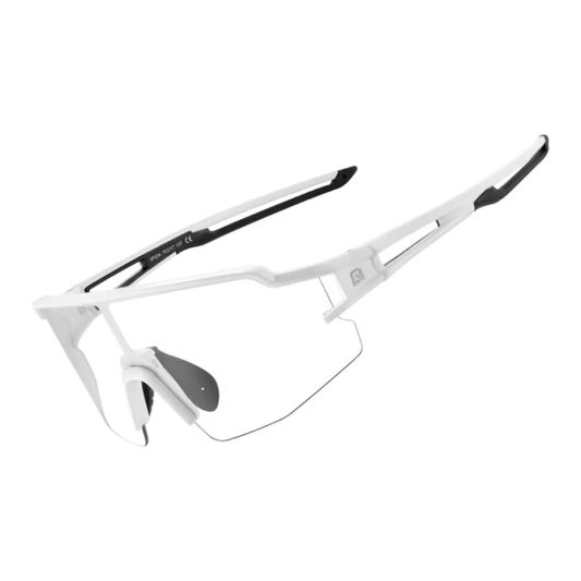 Rockbros Half Frame UV400 PHOTOCHROMIC SPORTS GLASSES - WHITE