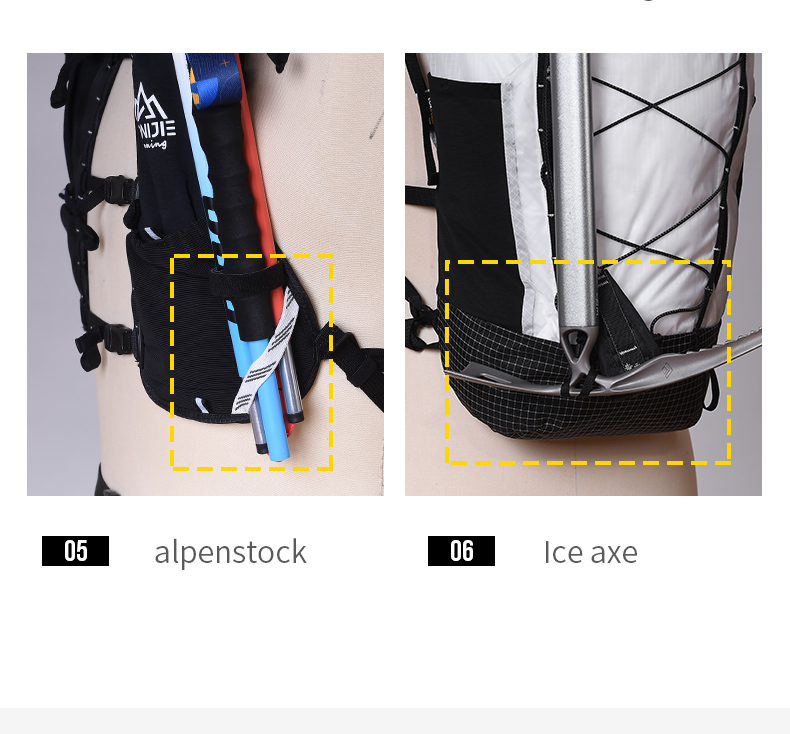 Aonijie OUTDOOR TRAIL SPORTS Hydration BACKPACK 22L - YELLOW