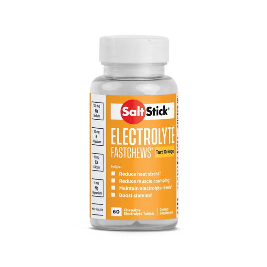 SaltStick Electrolyte Fastchews - Tart Orange - Bottle 60ct(CHEWABLE)