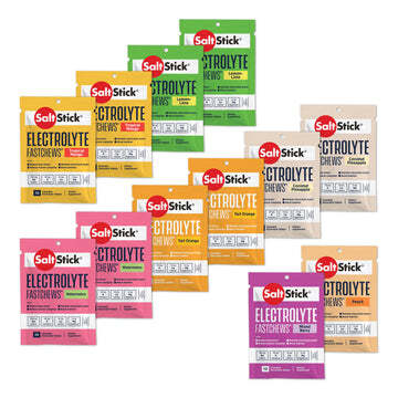 SaltStick Electrolyte Tropical Mango Fastchews - Bottle 60ct. (Prevent CRAMPS)