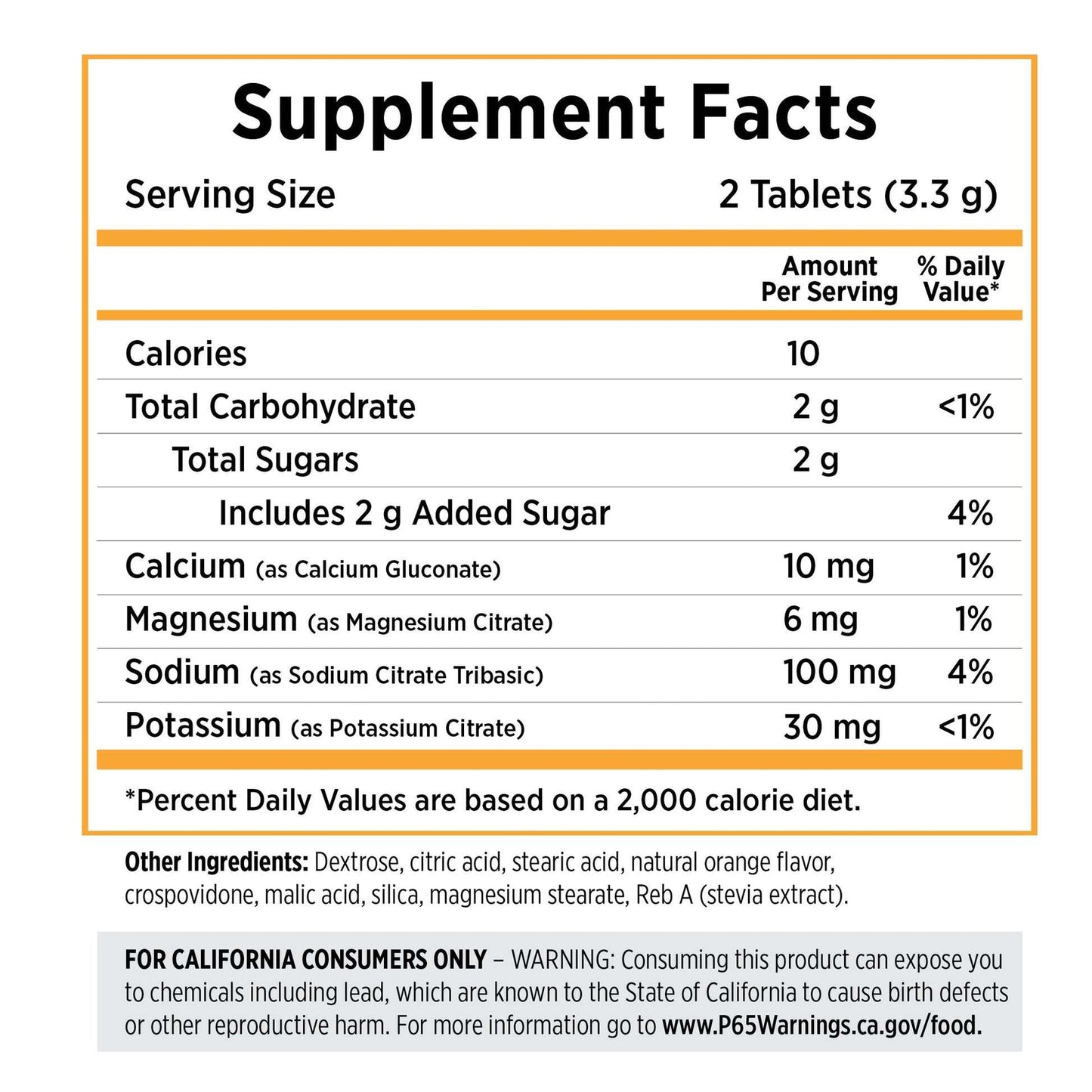 SaltStick Electrolyte Fastchews - Tart Orange - Bottle 60ct(CHEWABLE)