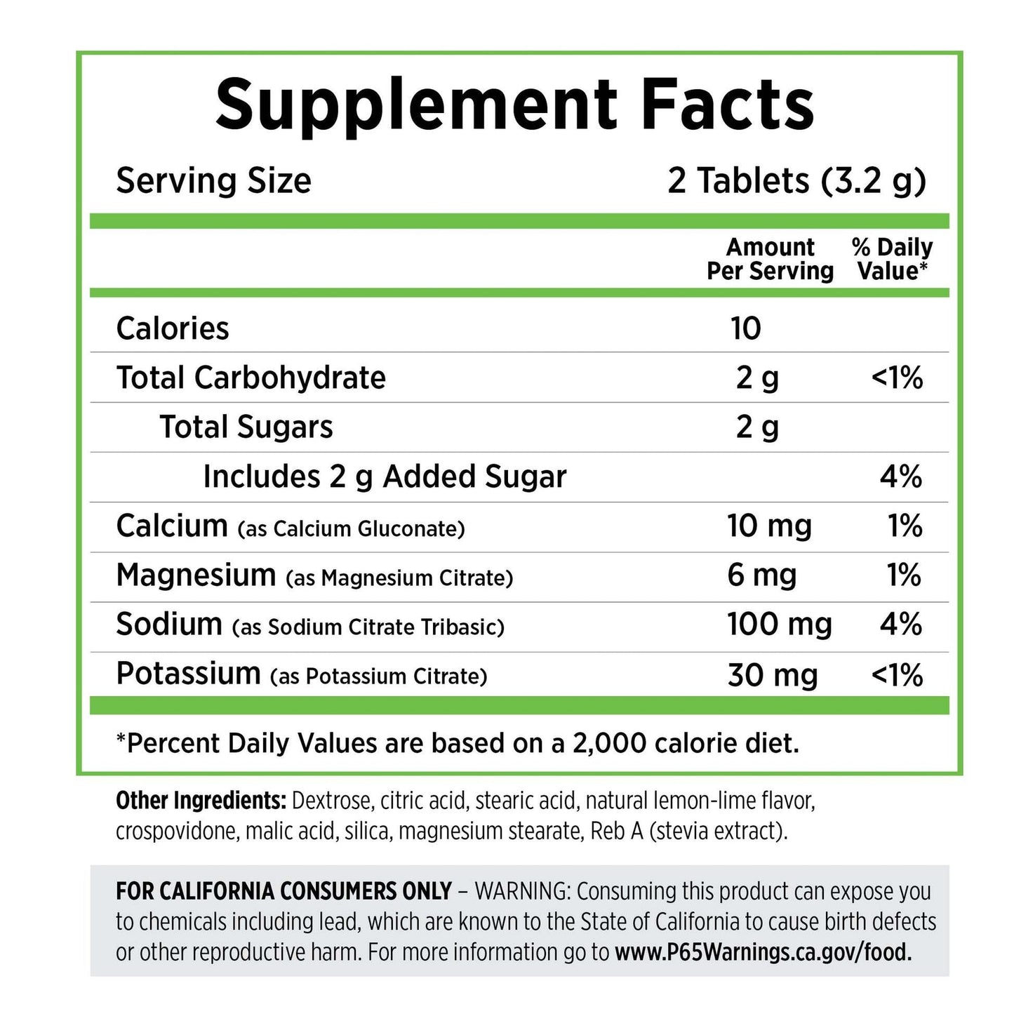 SaltStick Electrolyte Fastchews - Lemon Lime - Bottle 60ct (CHEWABLE)