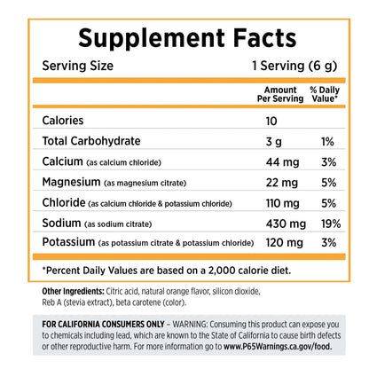 SaltStick Electrolyte DrinkMix - Tart Orange - Single Serve Stick Pack