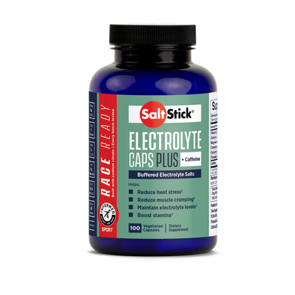 SaltStick Race Ready Electrolyte Caps Plus + Caffeine - Packet 4ct