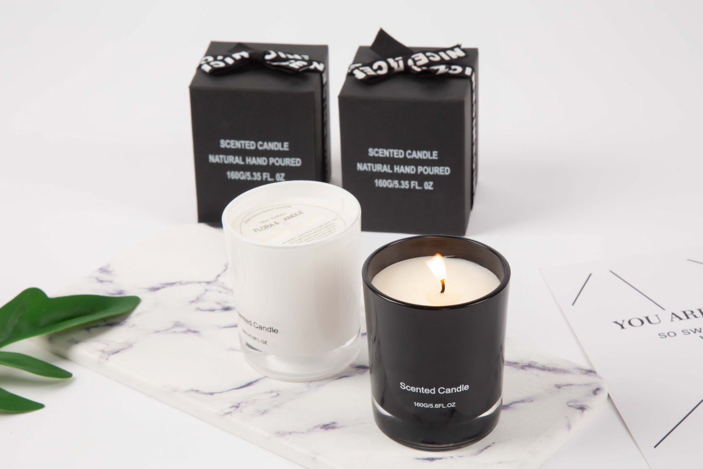 Soy Wax Natural Hand Poured SCENTED CANDLE | Black Cup SANDALWOOD 160g