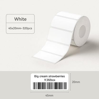 Niimbot B21/B1/B3S Thermal Label Sticker Paper Printable White 20-50mm Width Self-adhesive Thermal label paper