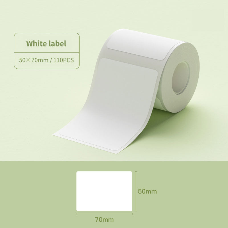 Niimbot B21/B1/B3S Thermal Label Sticker Paper Printable White 20-50mm Width Self-adhesive Thermal label paper