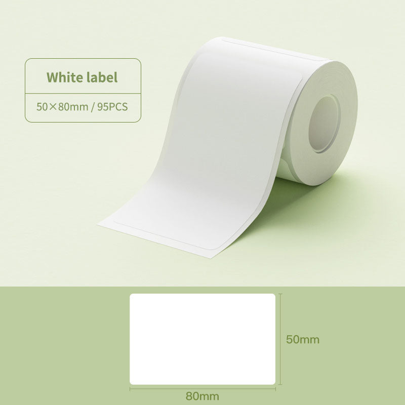 Niimbot B21/B1/B3S Thermal Label Sticker Paper Printable White 20-50mm Width Self-adhesive Thermal label paper