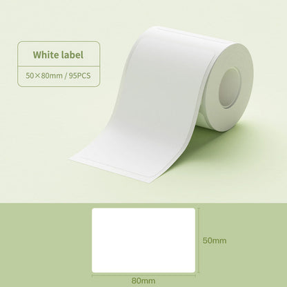 Niimbot B21/B1/B3S Thermal Label Sticker Paper Printable White 20-50mm Width Self-adhesive Thermal label paper
