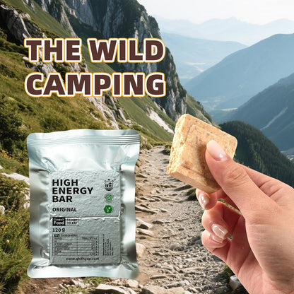 ORIGINAL High Energy Bar 120g - Exp. Date 2045 - Hard Texture Original Flavor Salty & Sweet Taste