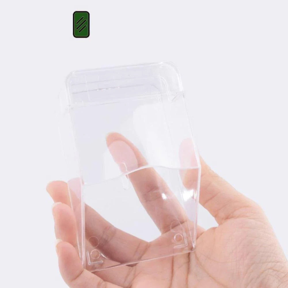Waterproof Outdoor Transparent Cover for Home Door Wireless Doorbell - White
