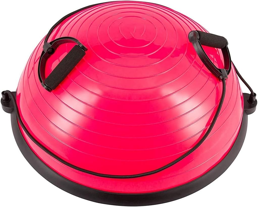 TOPKO Half Ball Diameter: 58cm MULTIPURPOSE Two workout FLAT BASE & YOGA BALL 660Lbs PORTABLE DESIGN