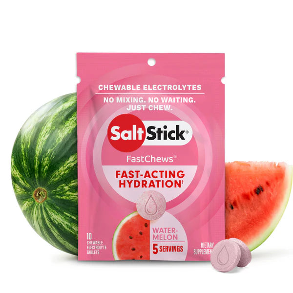 Saltstick Electrolyte Fastchews - Watermelon - Packet 10ct