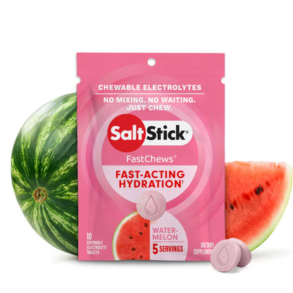Saltstick Electrolyte Fastchews - Watermelon - Packet 10ct