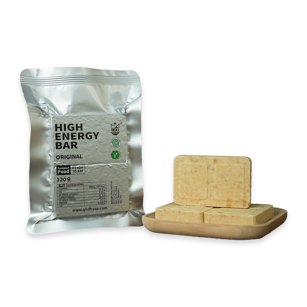 ORIGINAL High Energy Bar 120g - Exp. Date 2045 - Hard Texture Original Flavor Salty & Sweet Taste