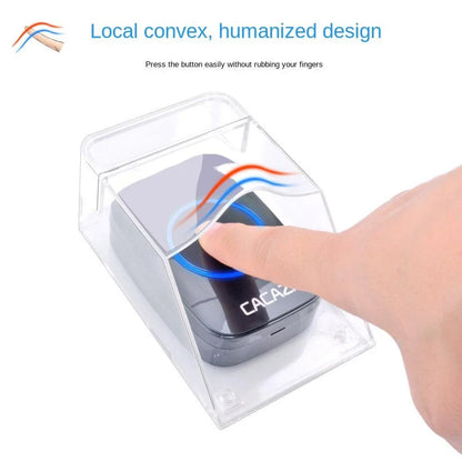 Waterproof Outdoor Cover for Home Door Wireless Doorbell - Transparent