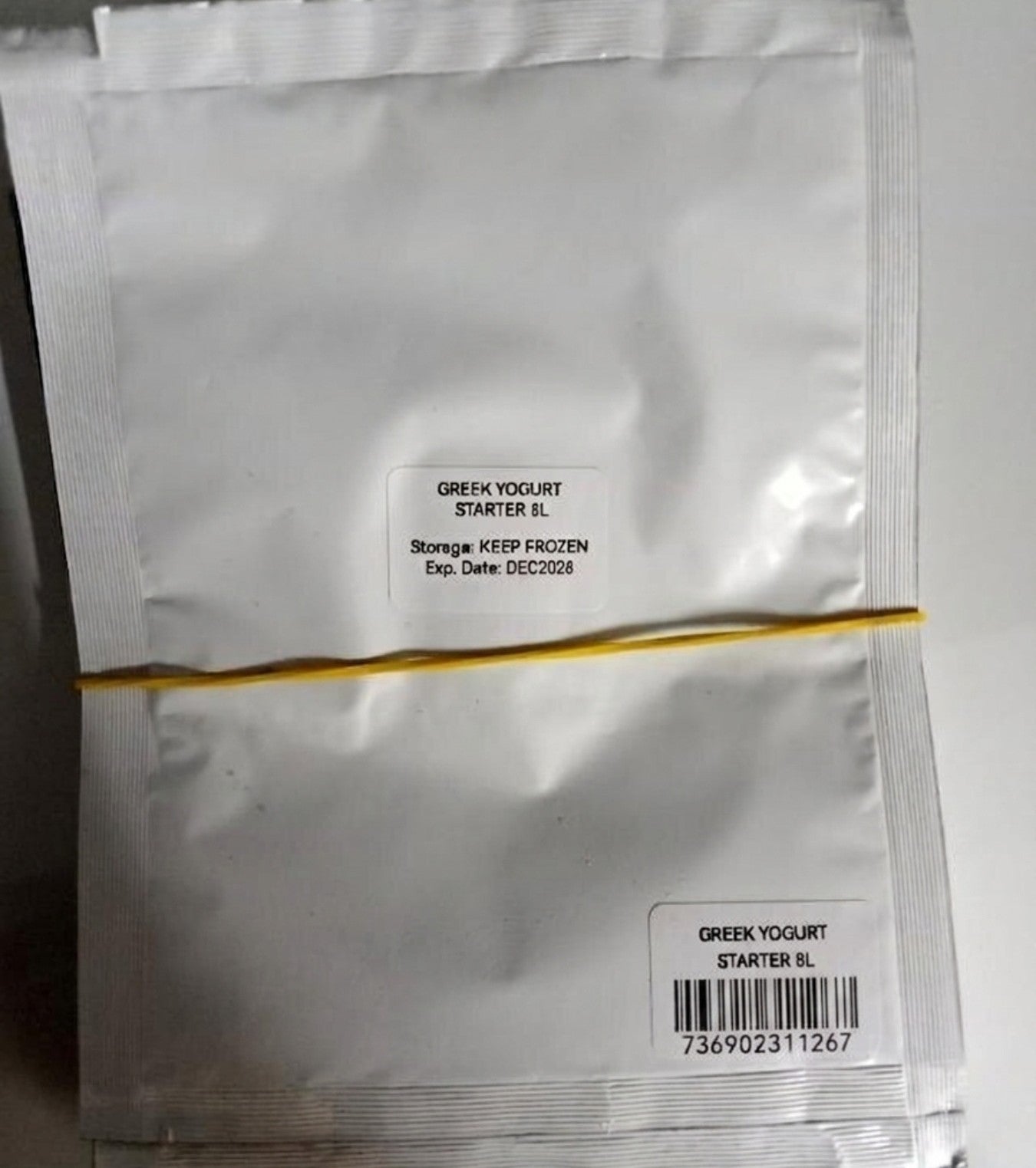GREEK YOGURT STARTER makes 1L/2L/4L (freeze-dried) - IN POUCH