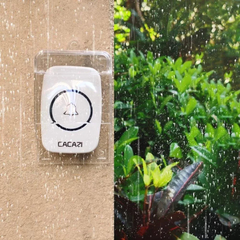Waterproof Outdoor Cover for Home Door Wireless Doorbell - Transparent