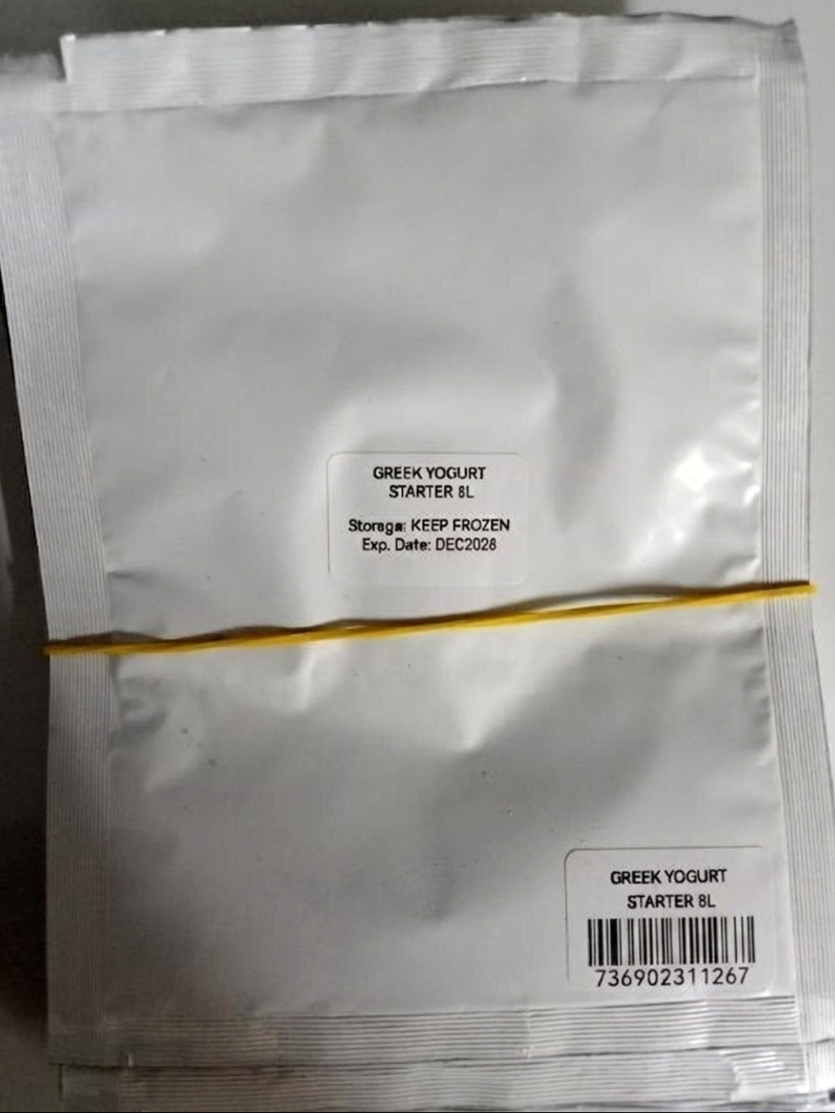 GREEK YOGURT STARTER makes 1L/2L/4L (freeze-dried) - IN POUCH