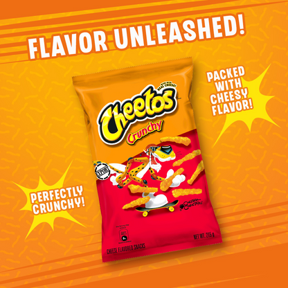 1 CASE - Cheetos Crunchy Cheese Flavored Snack 215g x 10